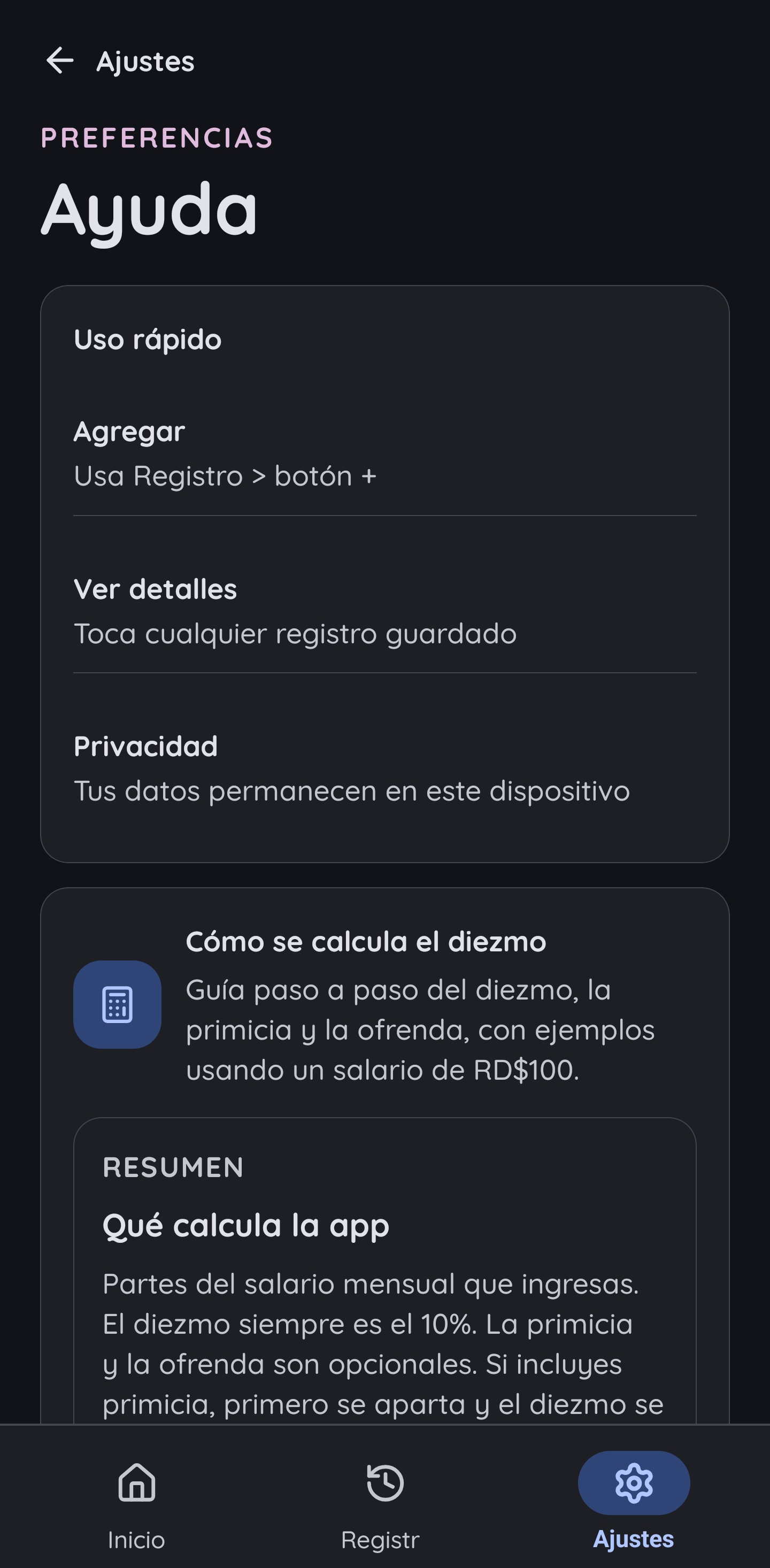 Centro de Ayuda - Help